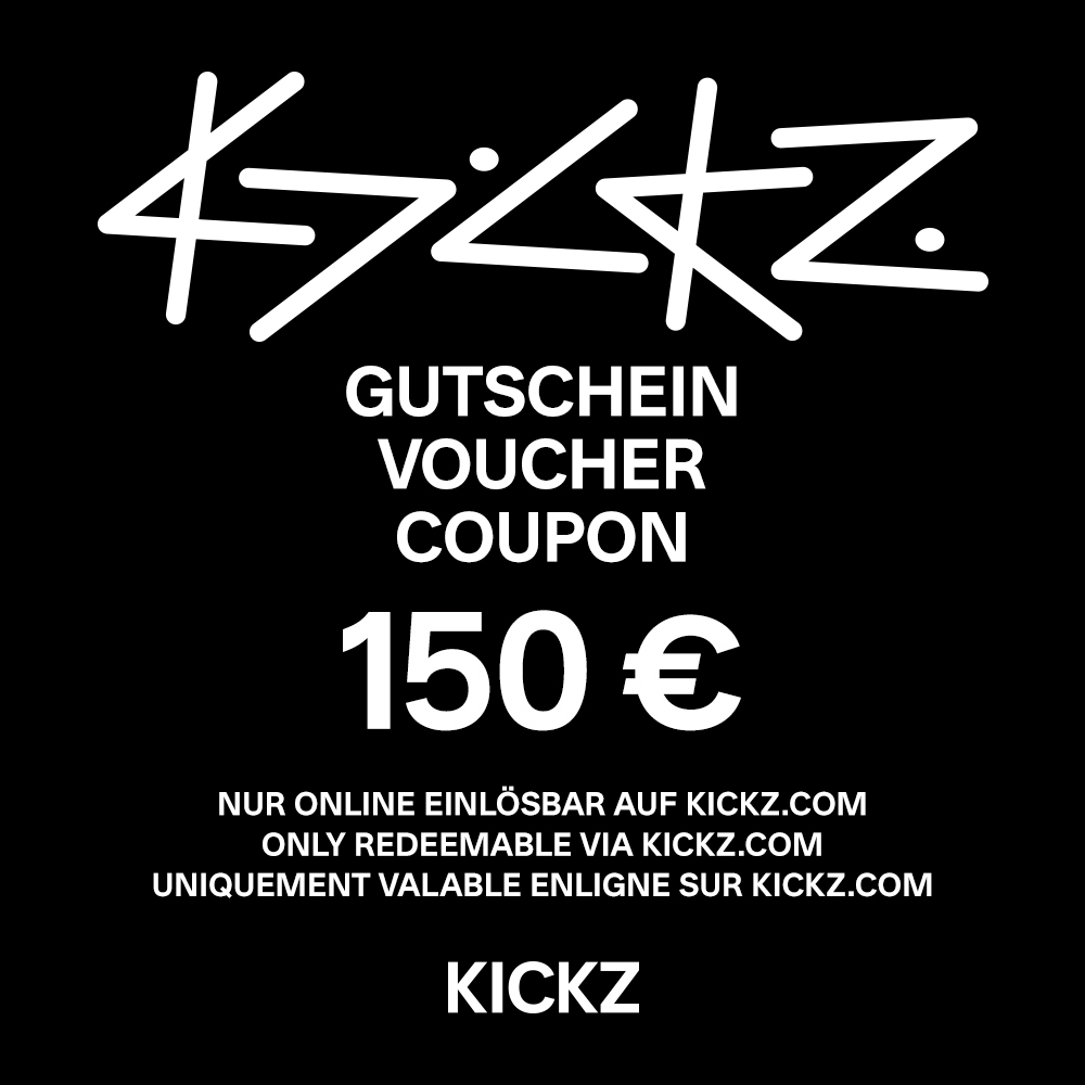 Kickz Gutschein 150€, Gutschein150