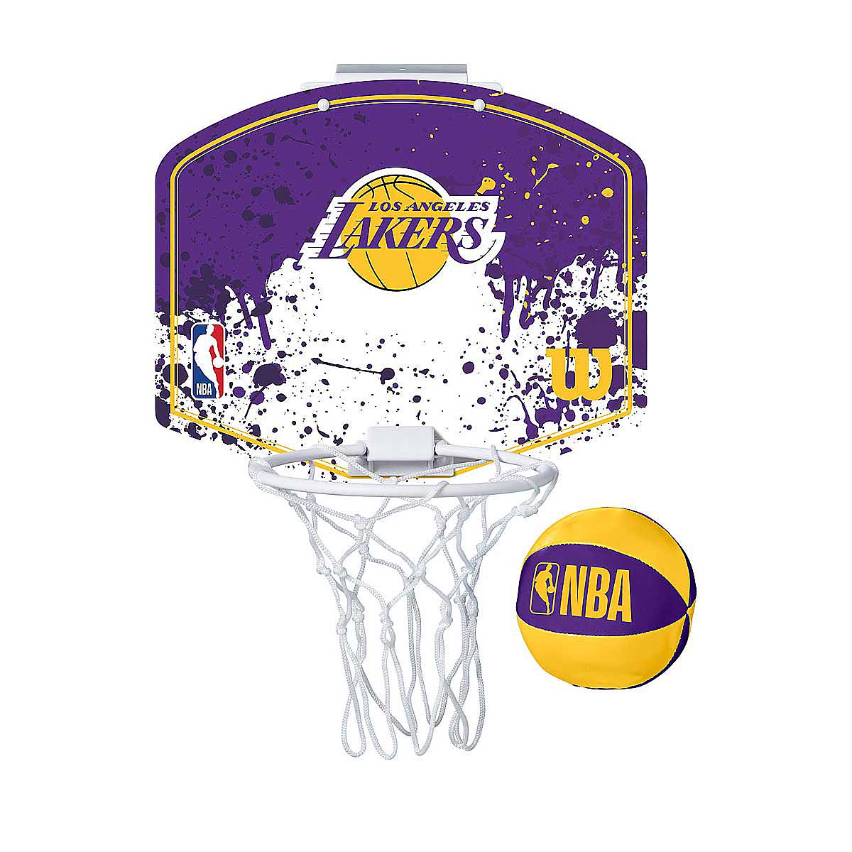 Wilson Nba Team Mini Hoop Los Angeles Lakers, Purple Lakers