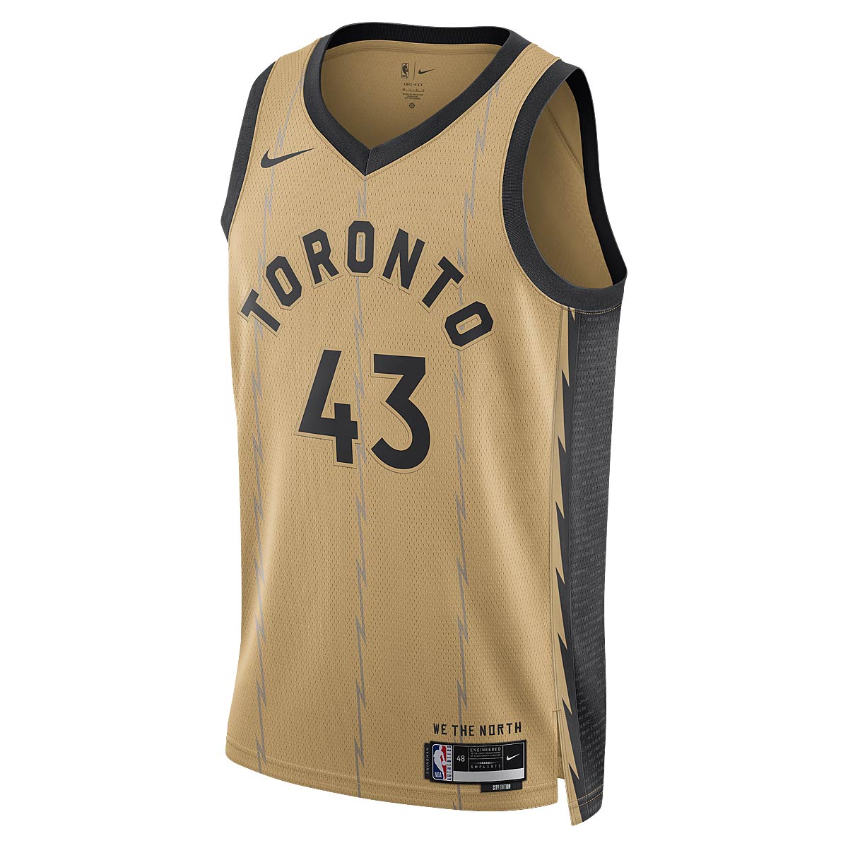 Nike NBA Toronto Raptors Dri-fit City Edition Swingman Jersey Pascal Siakam, Club Gold/night Maroon 2XL
