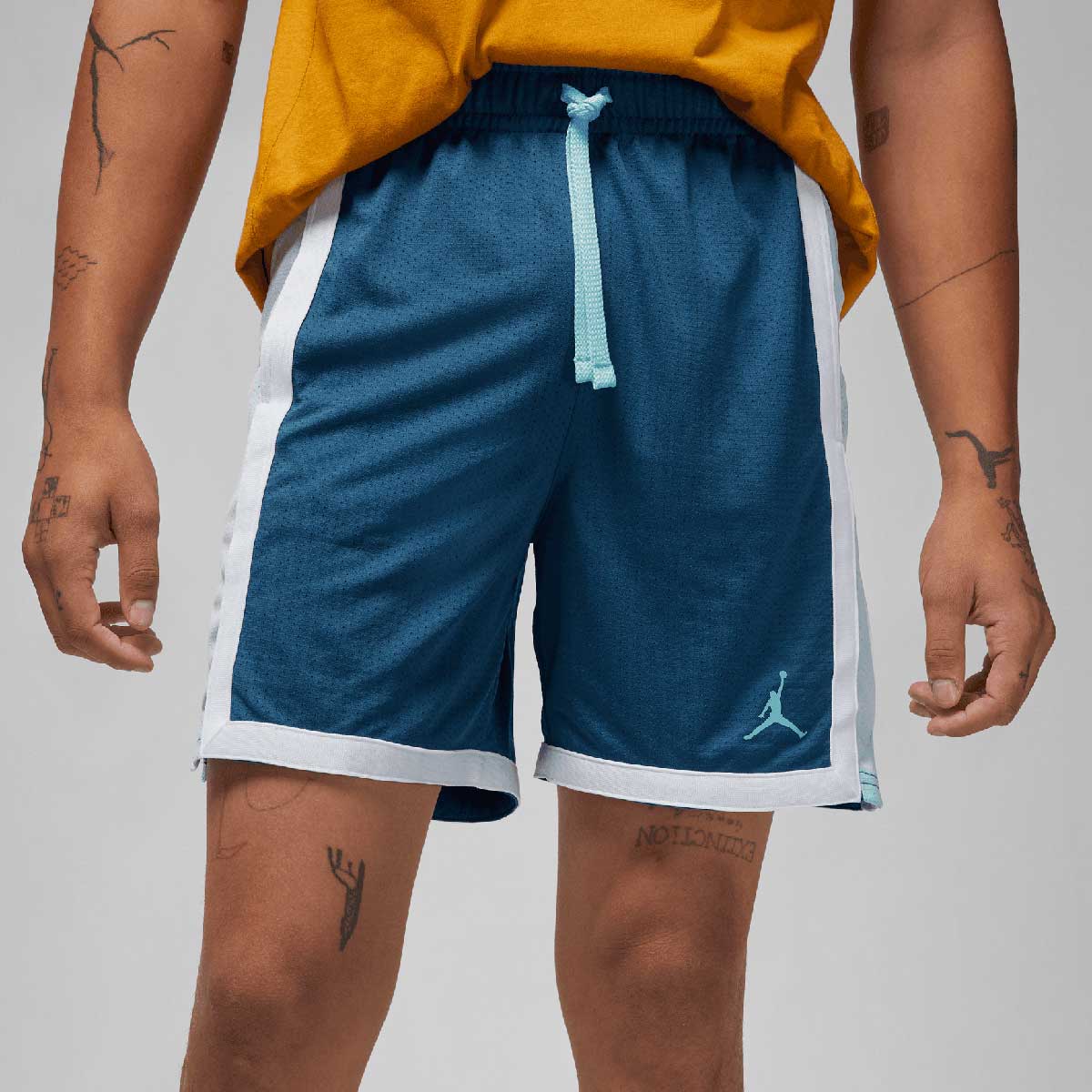 Jordan J Dri-Fit Sport Mesh Shorts, French Blue/Glacier Blue/Baltic Blue