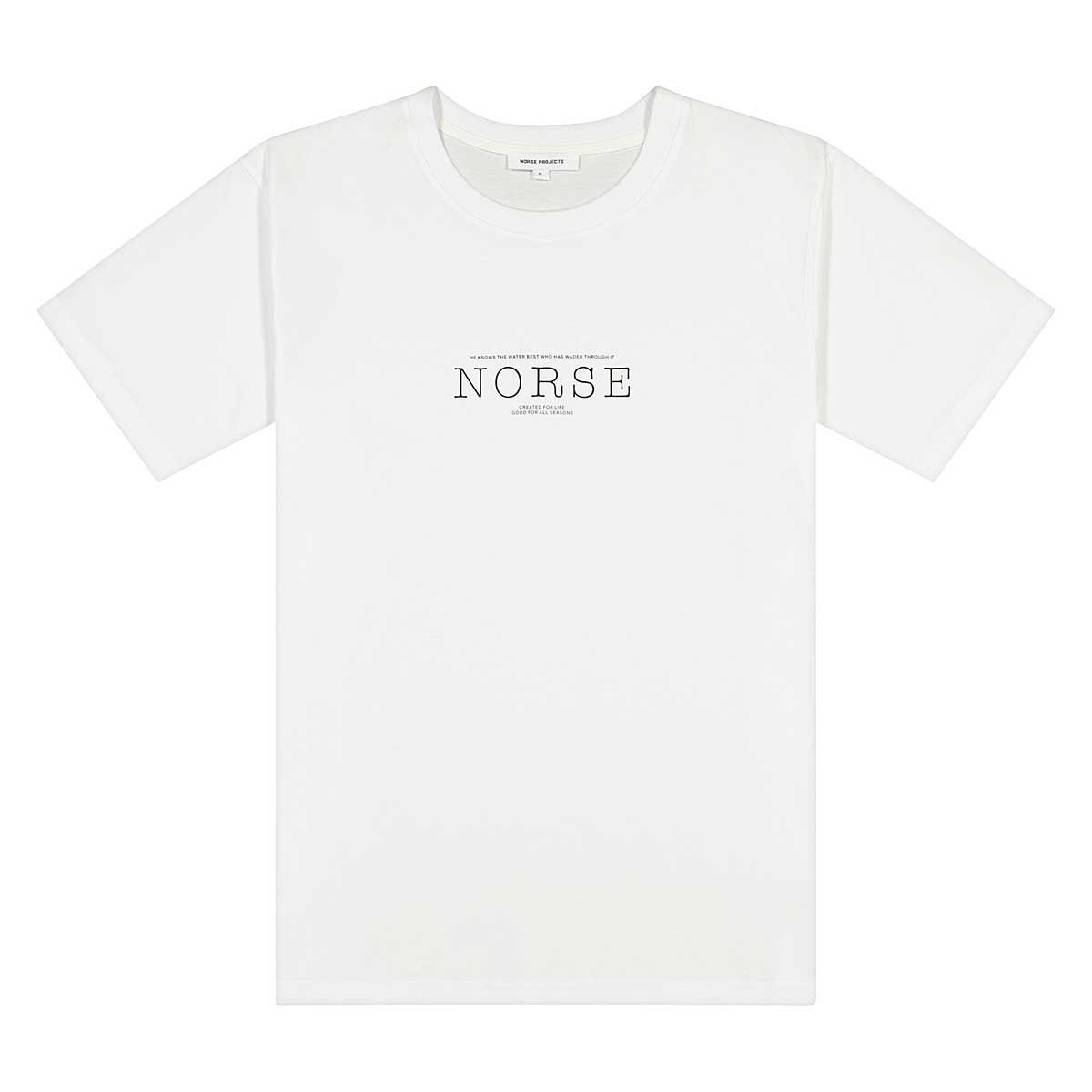 Norse Projects Johannes Norse Logo T-Shirt, White