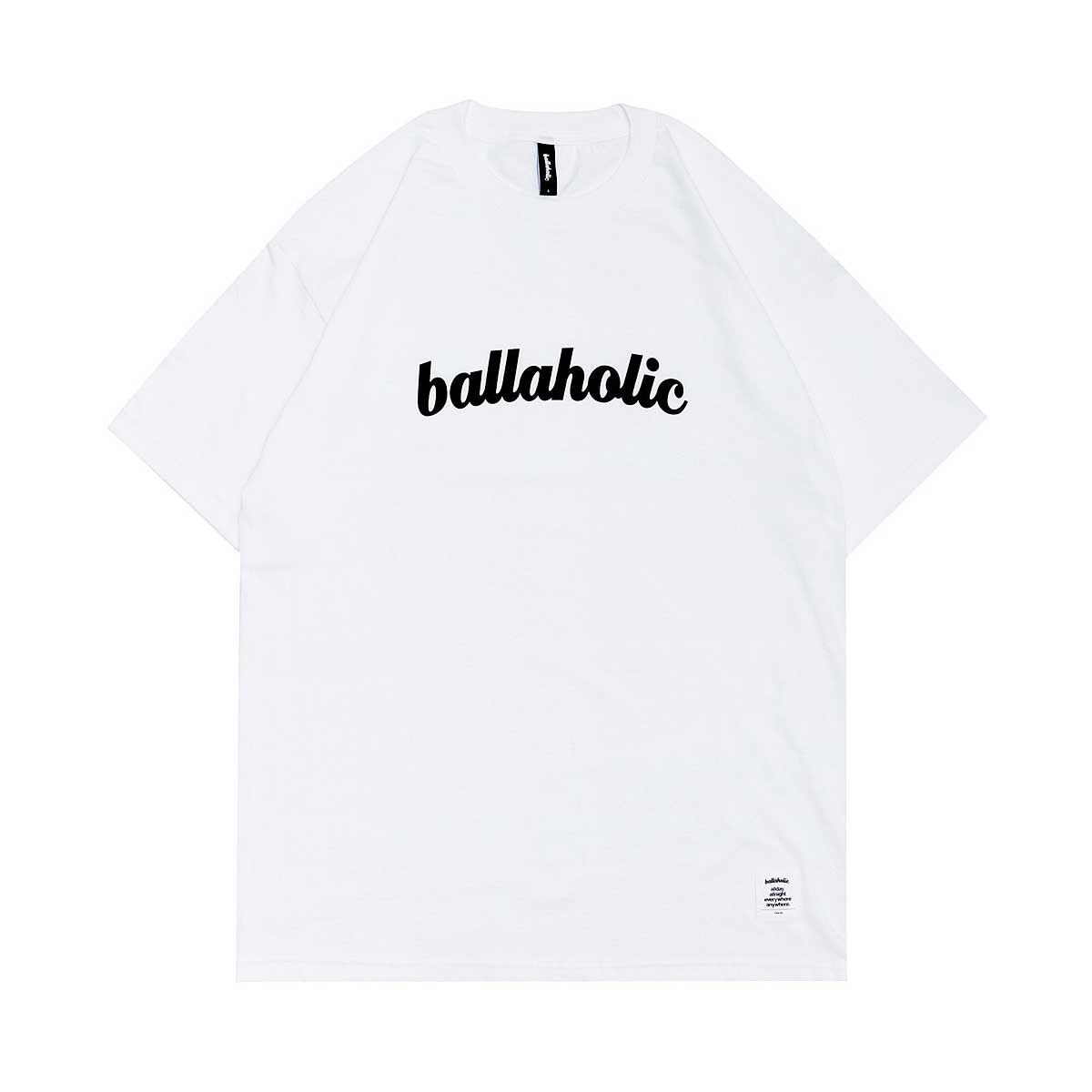 Image of Ballaholic Logo T-shirt, White
