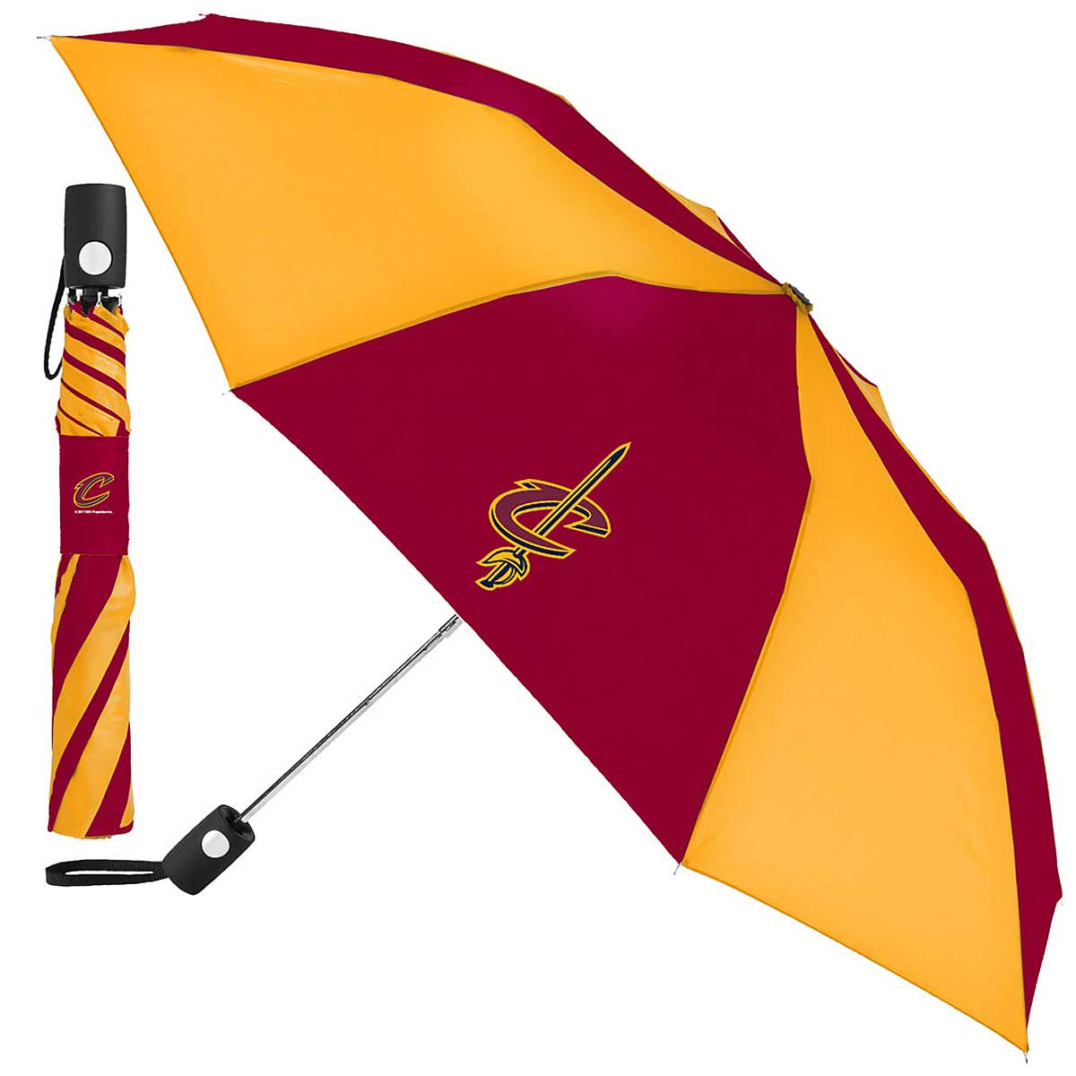 Wincraft Nba Umbrella Cleveland Cavaliers, Yellow/Red