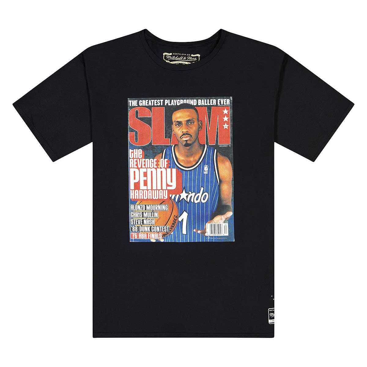 Mitchell And Ness Nba Slam Cover T-Shirt - Penny Hardaway, Blk#O´neal