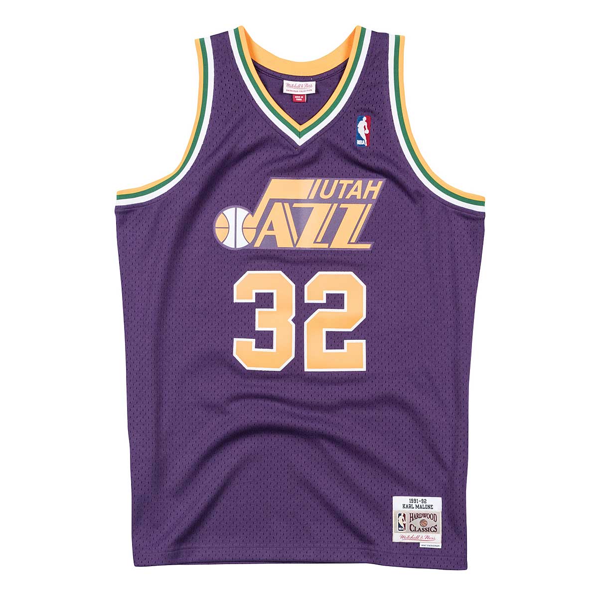 Mitchell And Ness Nba Swingman Jersey 2.0 - Utah Jazz 1991-92 - Karl Malone, Purple Jazz