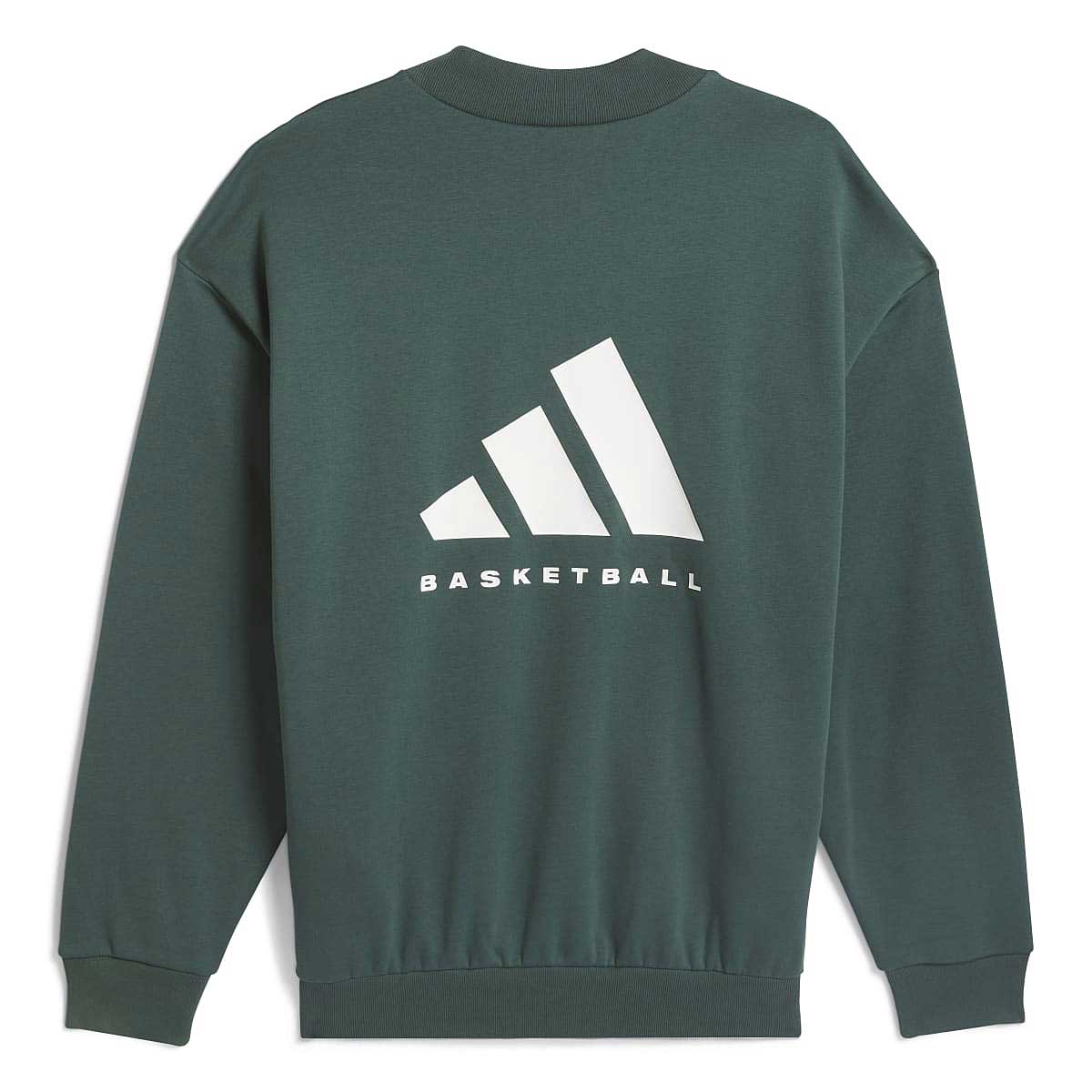 Image of Adidas Basketball Sweatshirt, Green