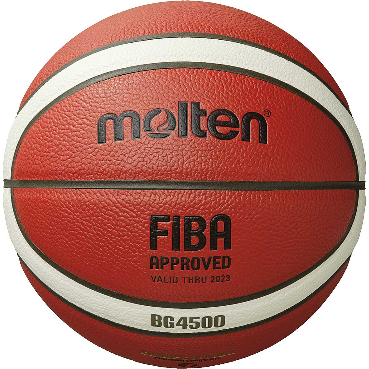 Molten B7G4500-Dbb Indoor Basketball, Orange/Ivory