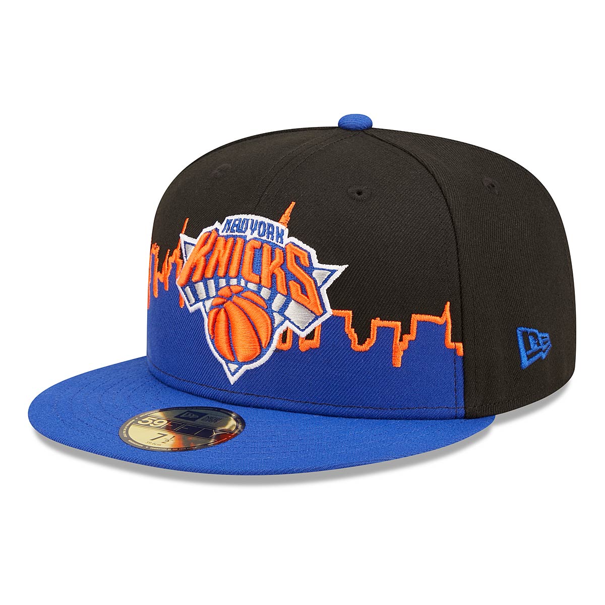 New Era Nba New York Knicks Tipoff 5950 Cap, Med Blue