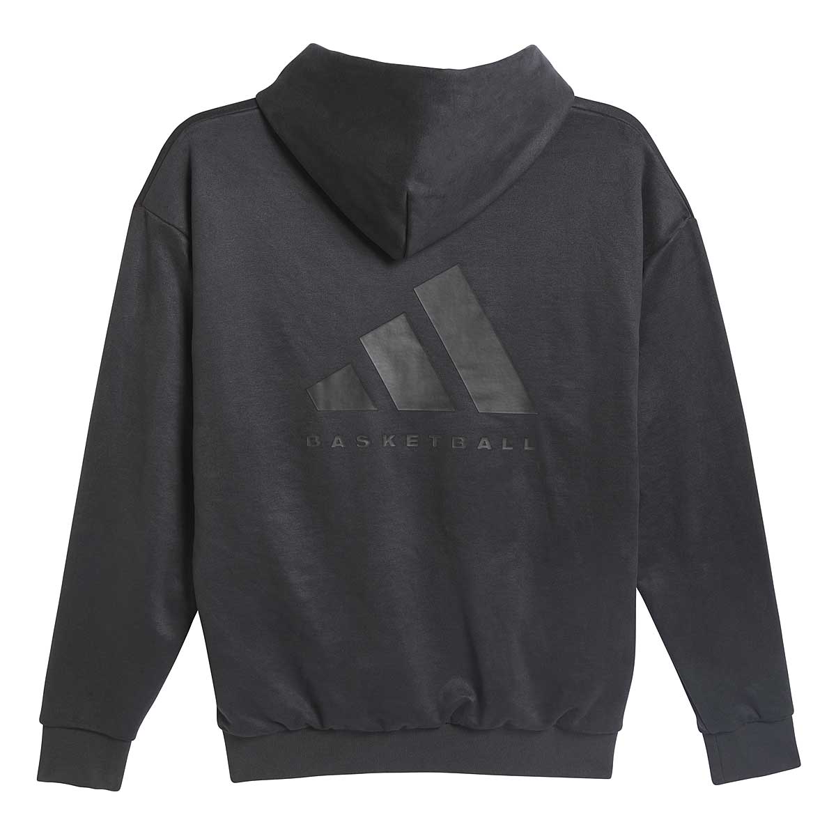 Image of Adidas Basketball Sueded Hoody, Carbon