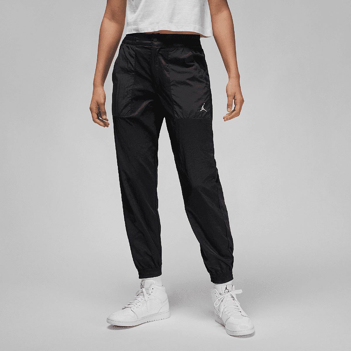 Jordan W J Woven Core Pants, Black/Black/White