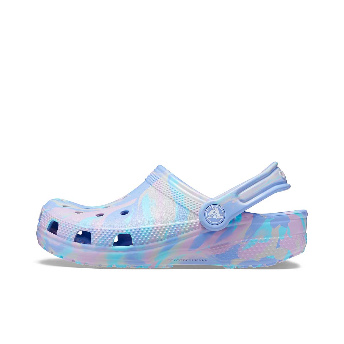 Image of Crocs Classic Marbled Clog Kids, Moon Jelly/multi