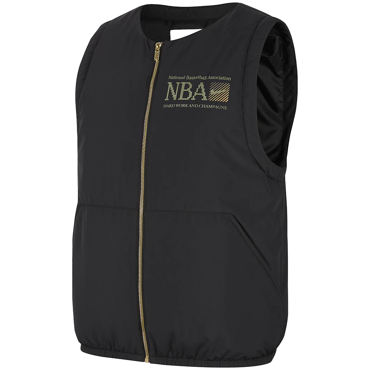 Image of Nike NBA N31 Club Woven Vest, Black/summit White