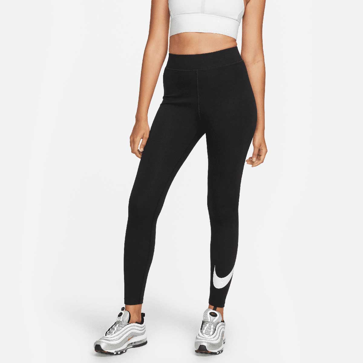 Image of Nike W Classics Swoosh Tight, Black/white