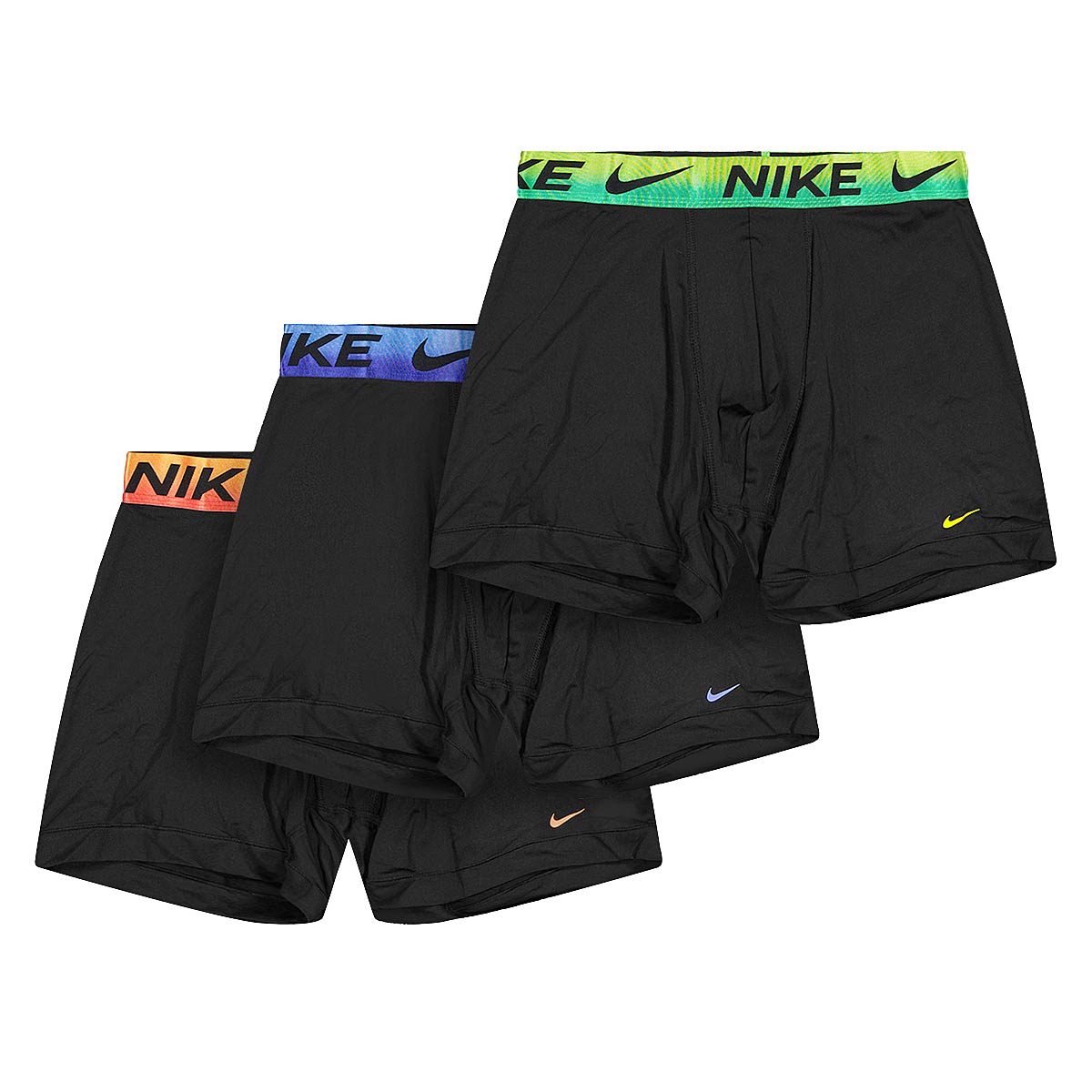 Image of Nike Boxer Brief 3pk, Green/white/grey