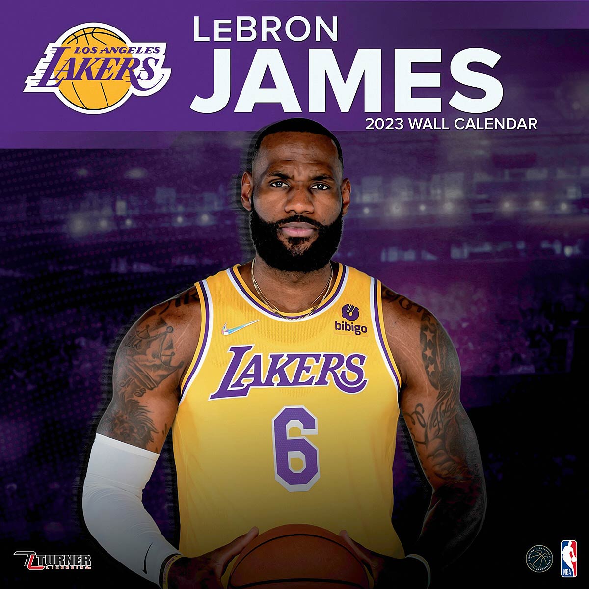 Køb Los Angeles Lakers NBA LeBron James Calendar 2023 for EUR 8