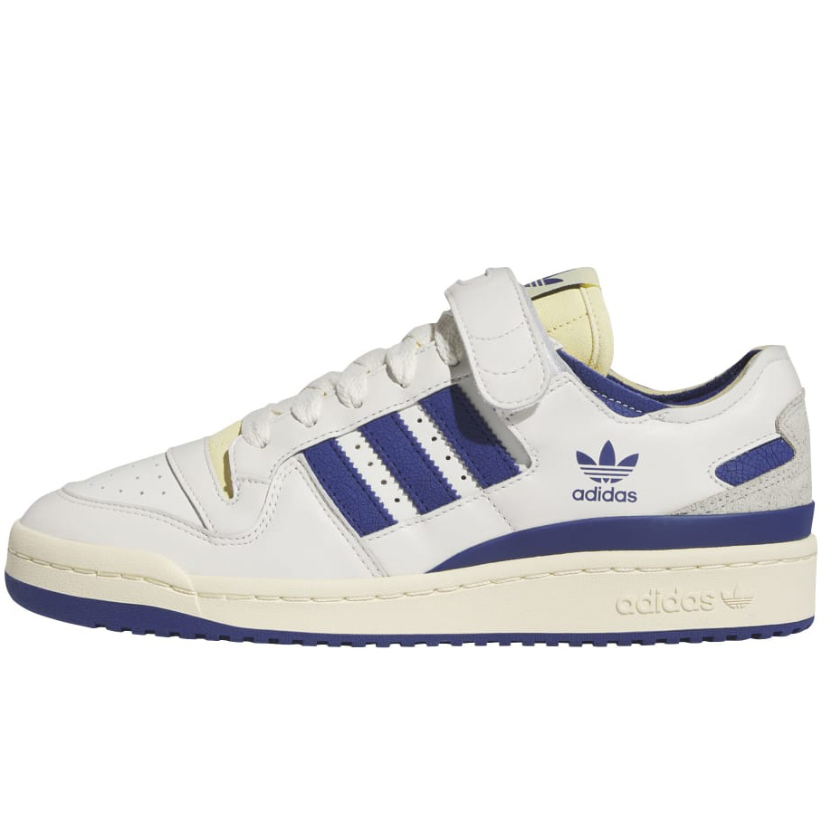 Image of Adidas Forum 84 Low, Beige/blue/white