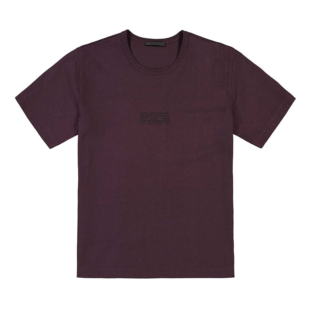 Helmut Lang Distort T-Shirt, Mulberry