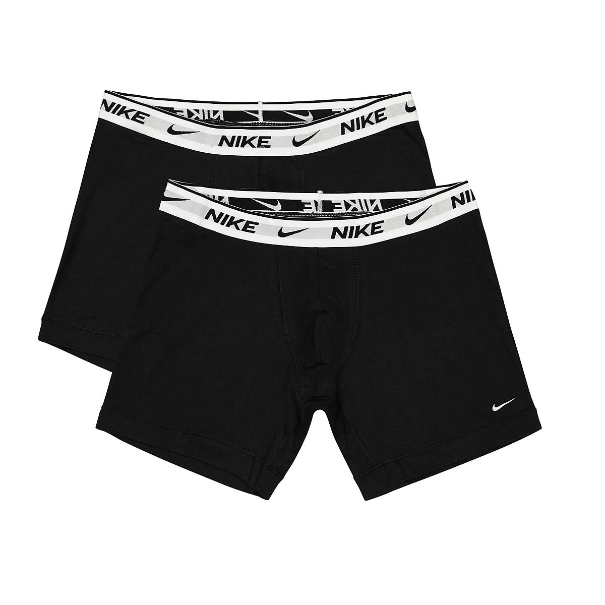 Nike Eday Cotton Stretch Boxer Briefs, Black/White