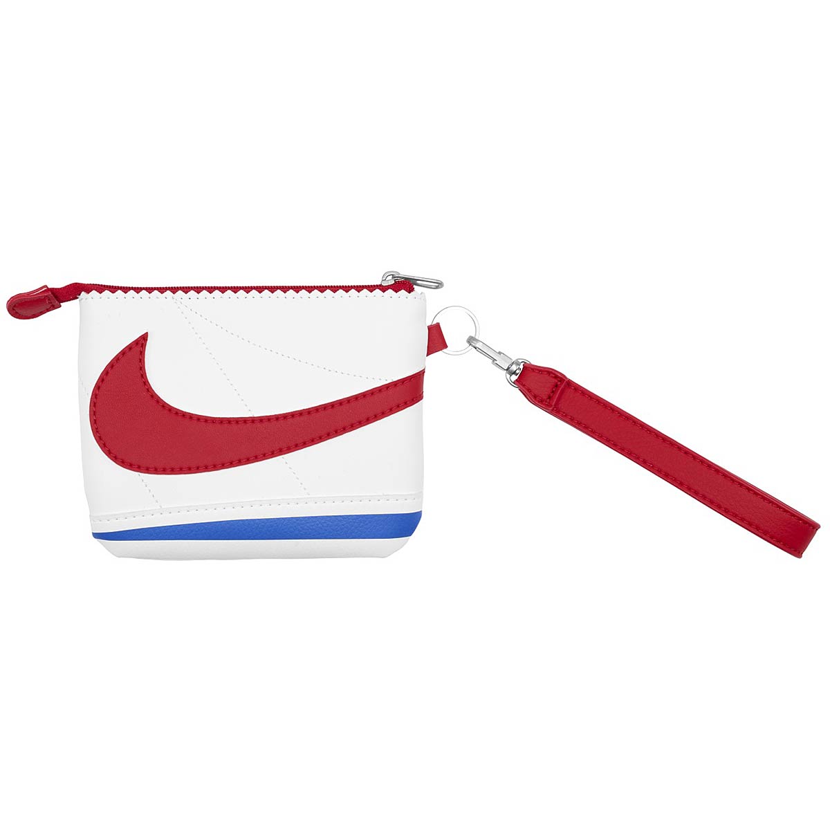 Nike Icon Cortez Wristlet, White/blue/red ONE