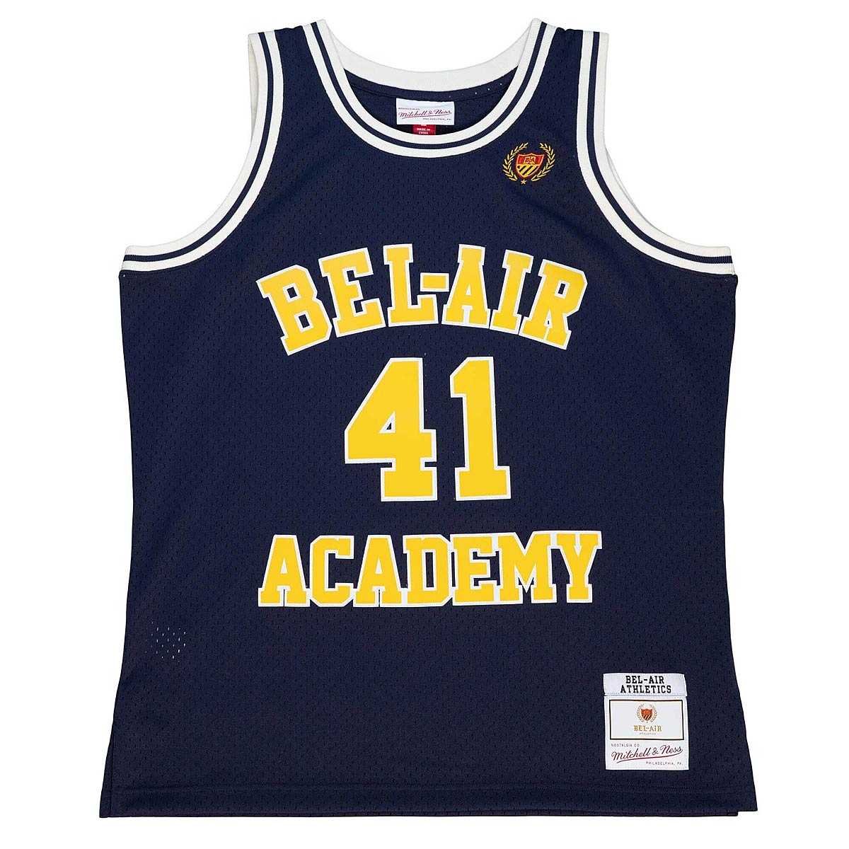 Mitchell And Ness Bel Air Road Jersey Branded, Navy