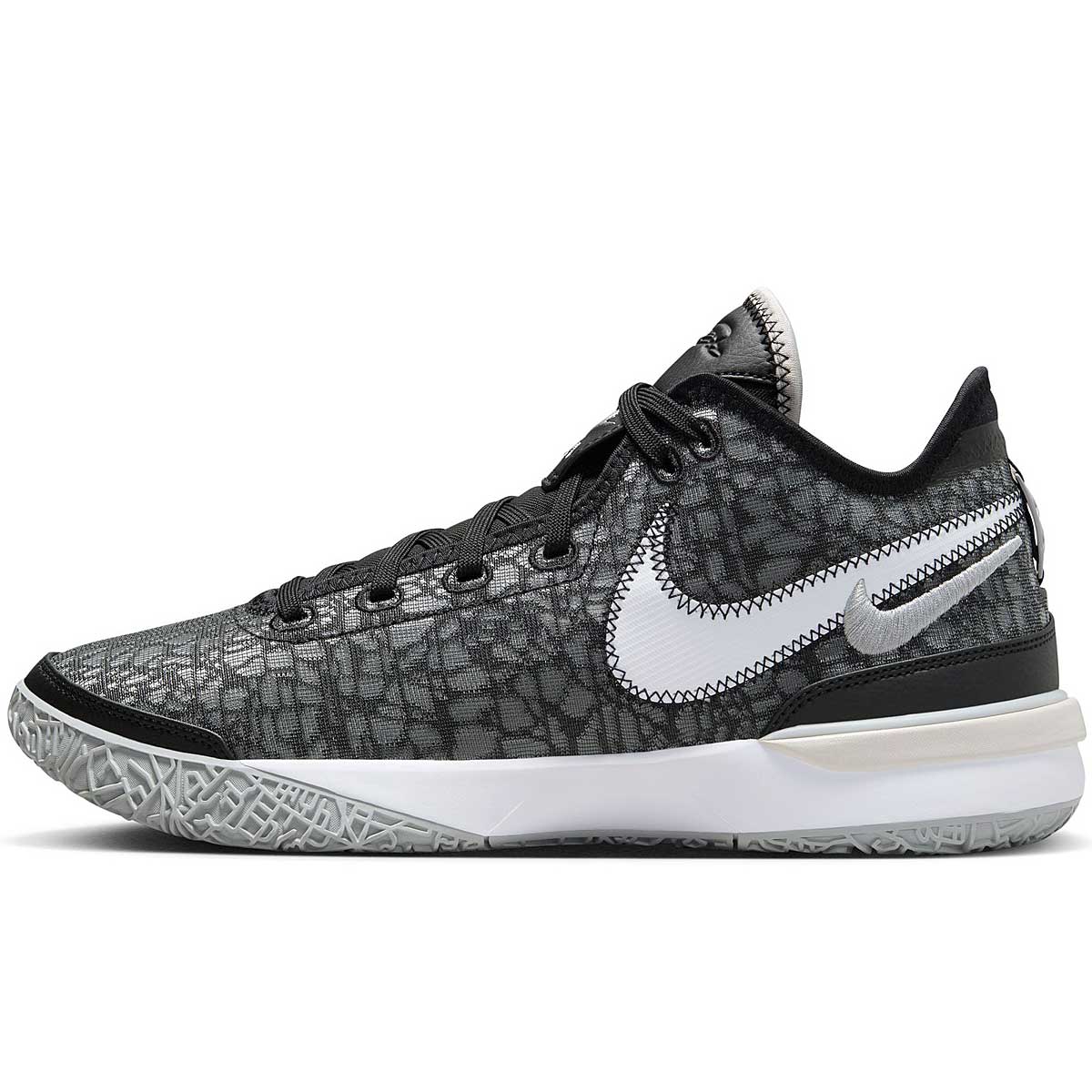 Image of Nike Zoom Lebron Nxxt Gen Black & White, Black/wolf Grey-white-light Bone