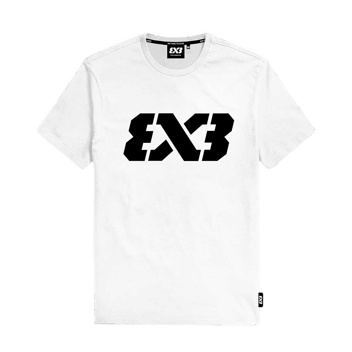 3x3 Big Logo T-shirt, Weiß 2XL