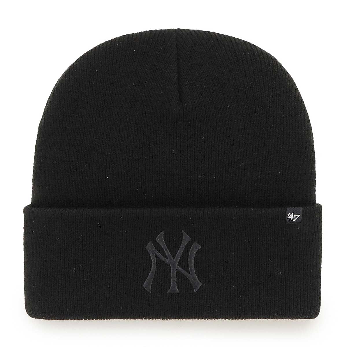 47 Mlb New York Yankees Cuff Knit, Black/Black