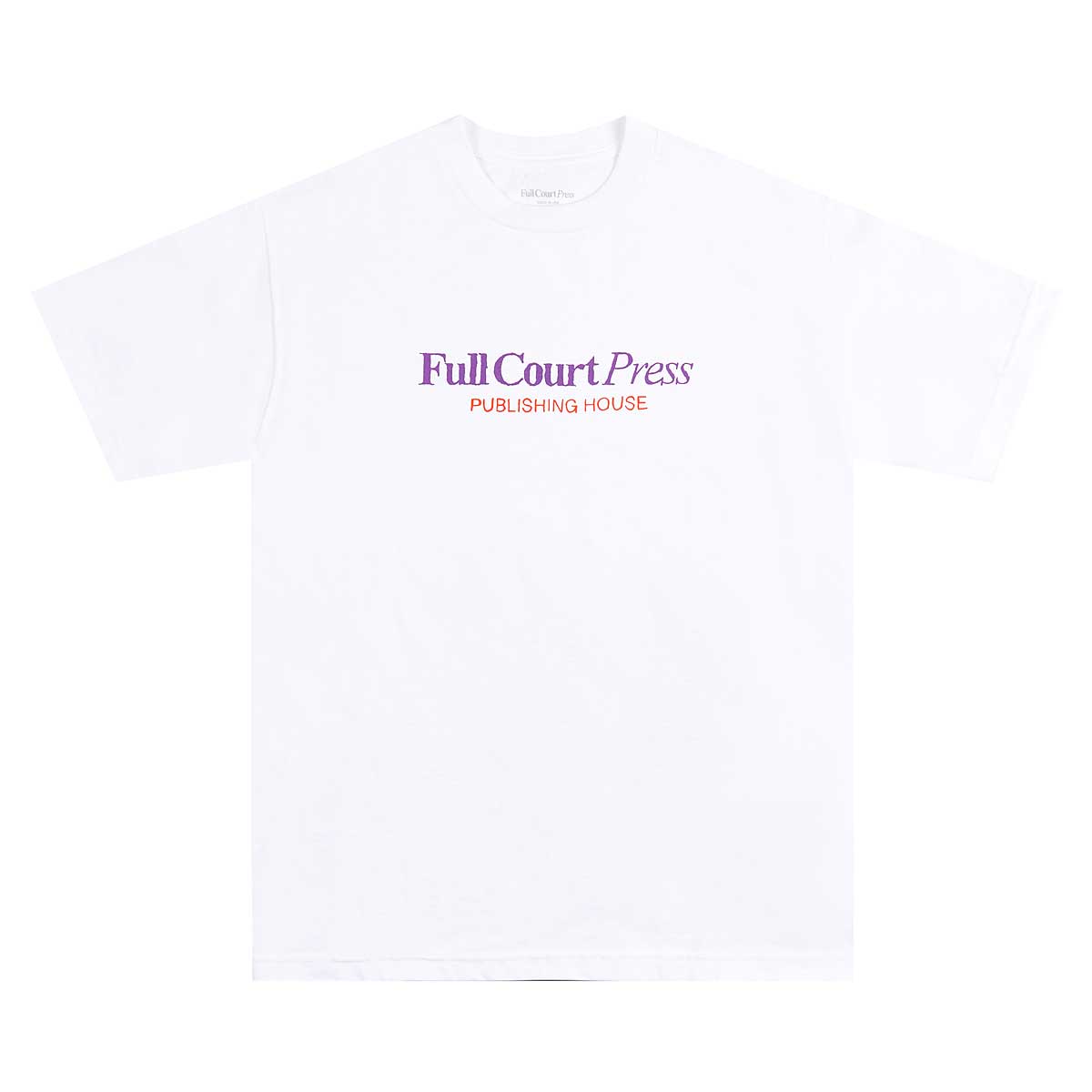 Full Court Press Logo T-Shirt, White