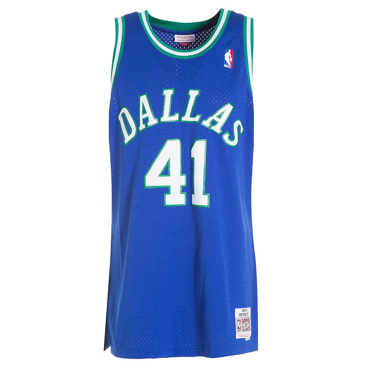 Dirk Nowitzki #41 Dallas Mavericks Hyper Hoops Mitchell & Ness Swingman NBA  Jersey