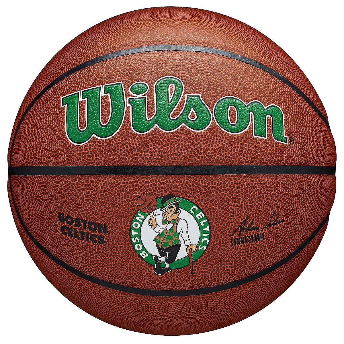 Image of Wilson NBA Boston Celtics Team Composite Basketball, Green