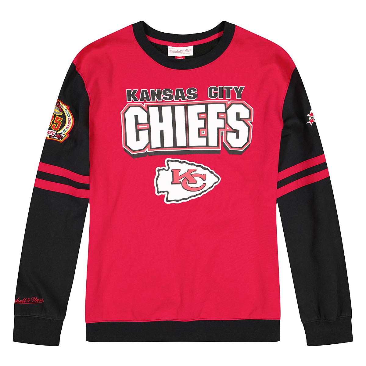 Mitchell And Ness M&N Nfl Kansas City Chiefs All Over Crewneck 2.0, Scarlet