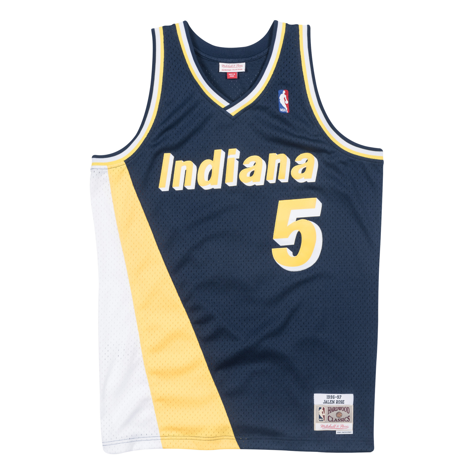 Mitchell And Ness Nba Swingman Jersey Indiana Pacers 96-97 - Jalen Rose, Navy
