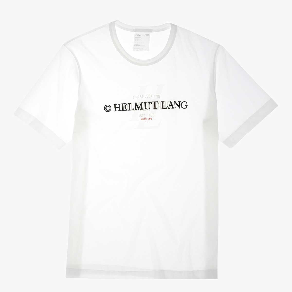 Helmut Lang Layer Logo Layer, White