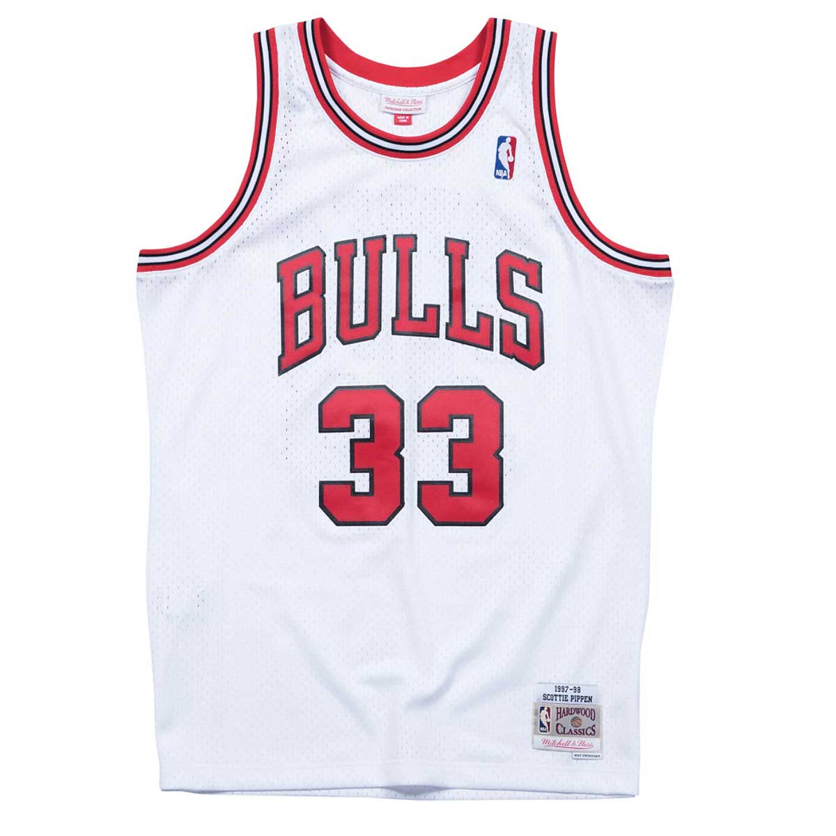 Mitchell And Ness Nba Swingman Jersey Chicago Bulls 97 - Scottie Pippen, White Bulls