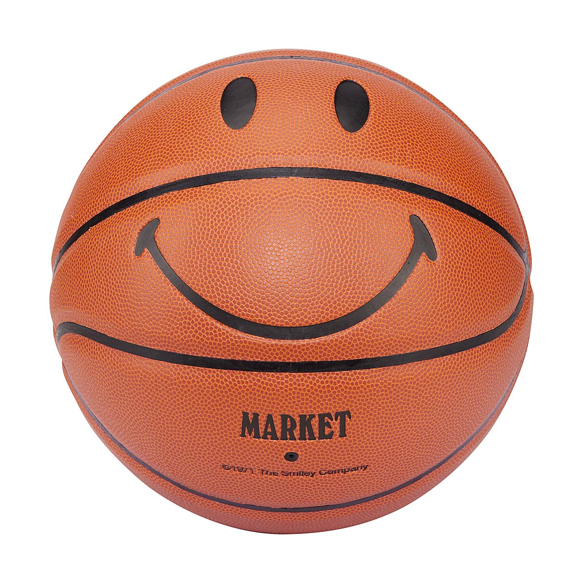 Market Smiley Natural Basketball, Orange