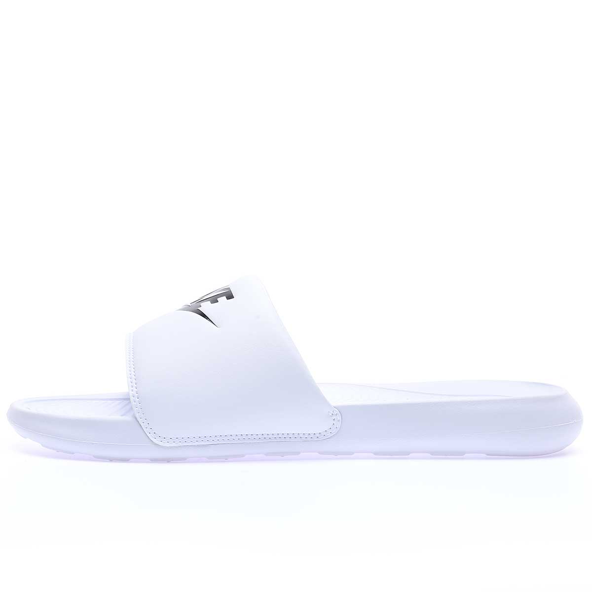 Nike Victori One Slide, Weiß/schwarz-weiß EU47 1/2