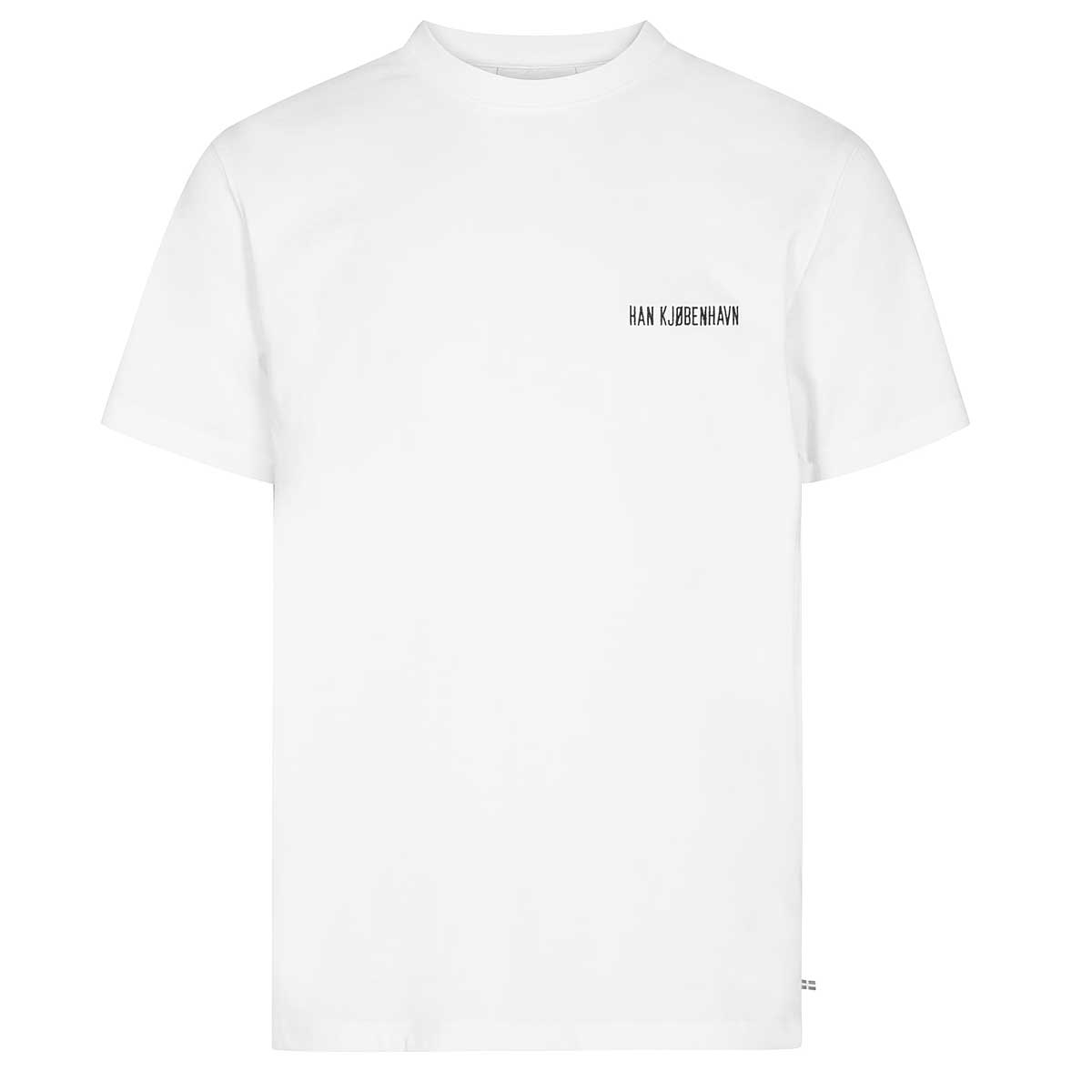 Han Kjobenhavn Casual White Logo T-Shirt, White
