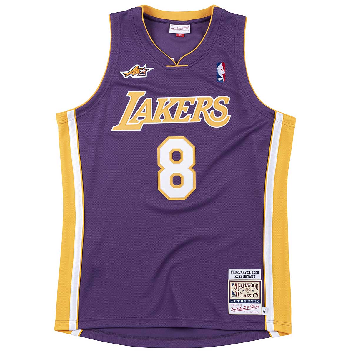 Image of Mitchell And Ness NBA Los Angeles Lakers Authentic Jersey - Kobe Bryant #8 '08-'09, Purple