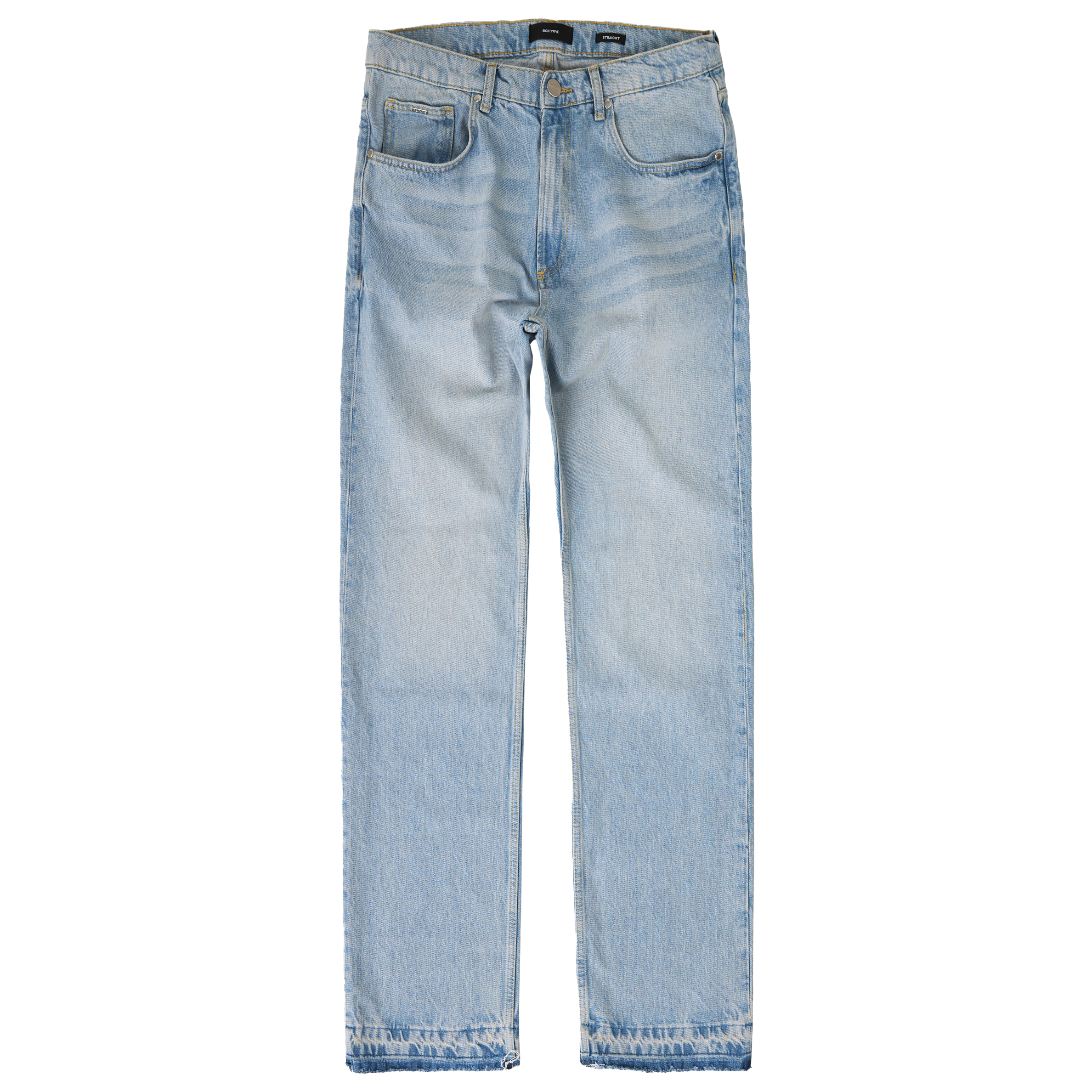 Eightyfive Open Hem Jeans, Sand Blue