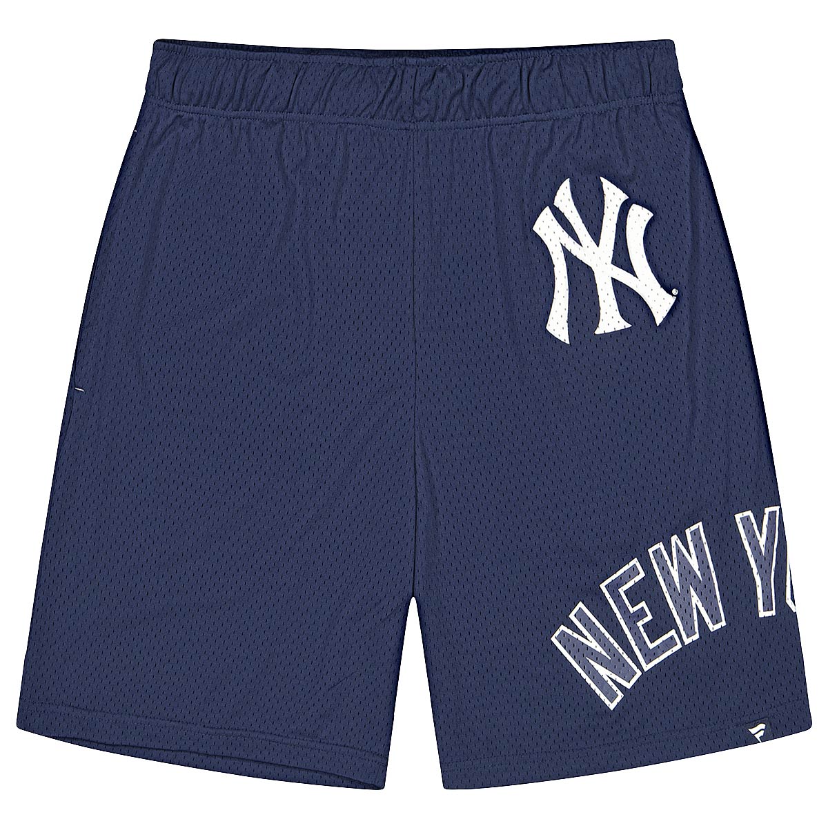 Image of Fanatics MLB New York Yankees Fundamentals Mesh Shorts, Athletic Navy/stone Gray