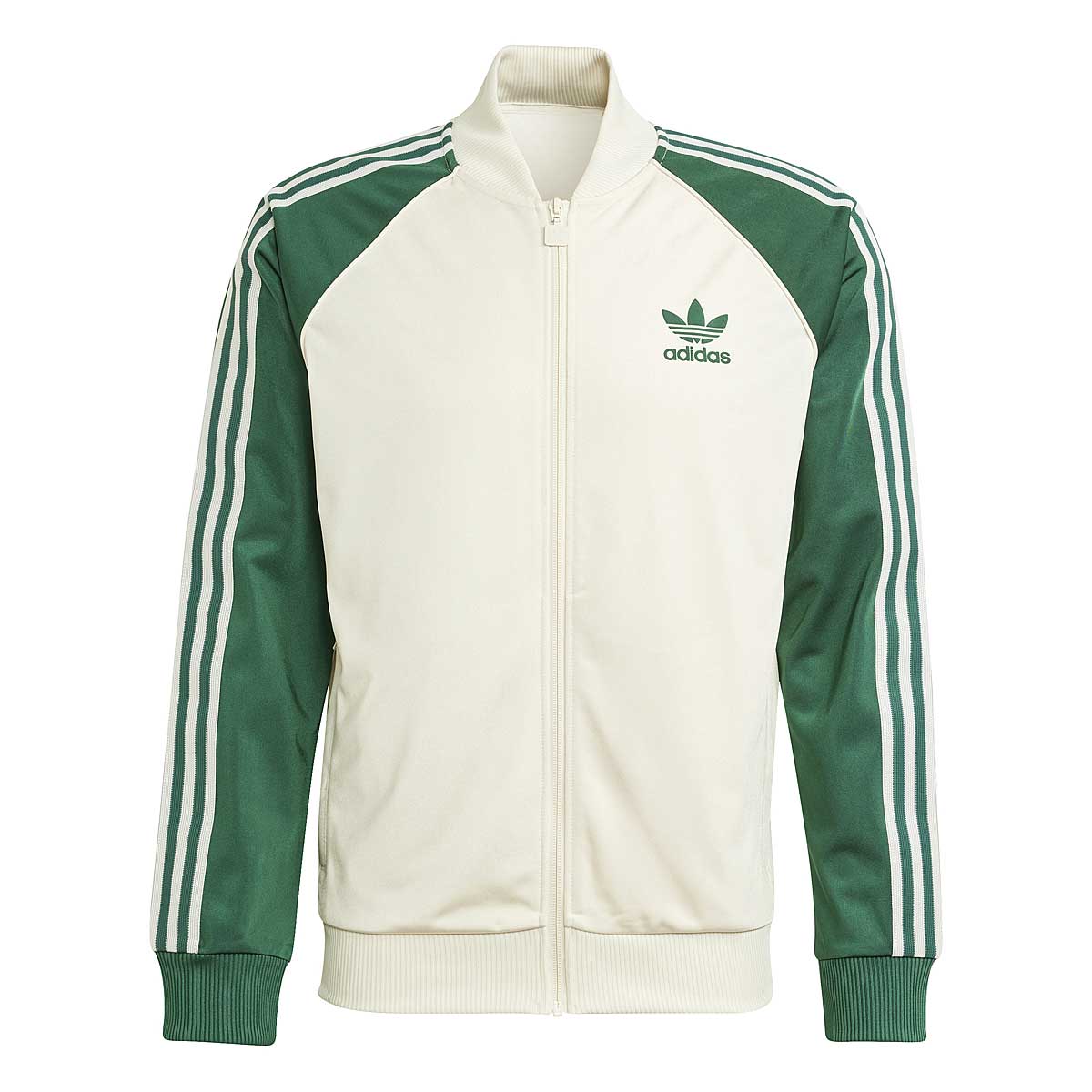 Image of Adidas Superstar Tracktop, White/green