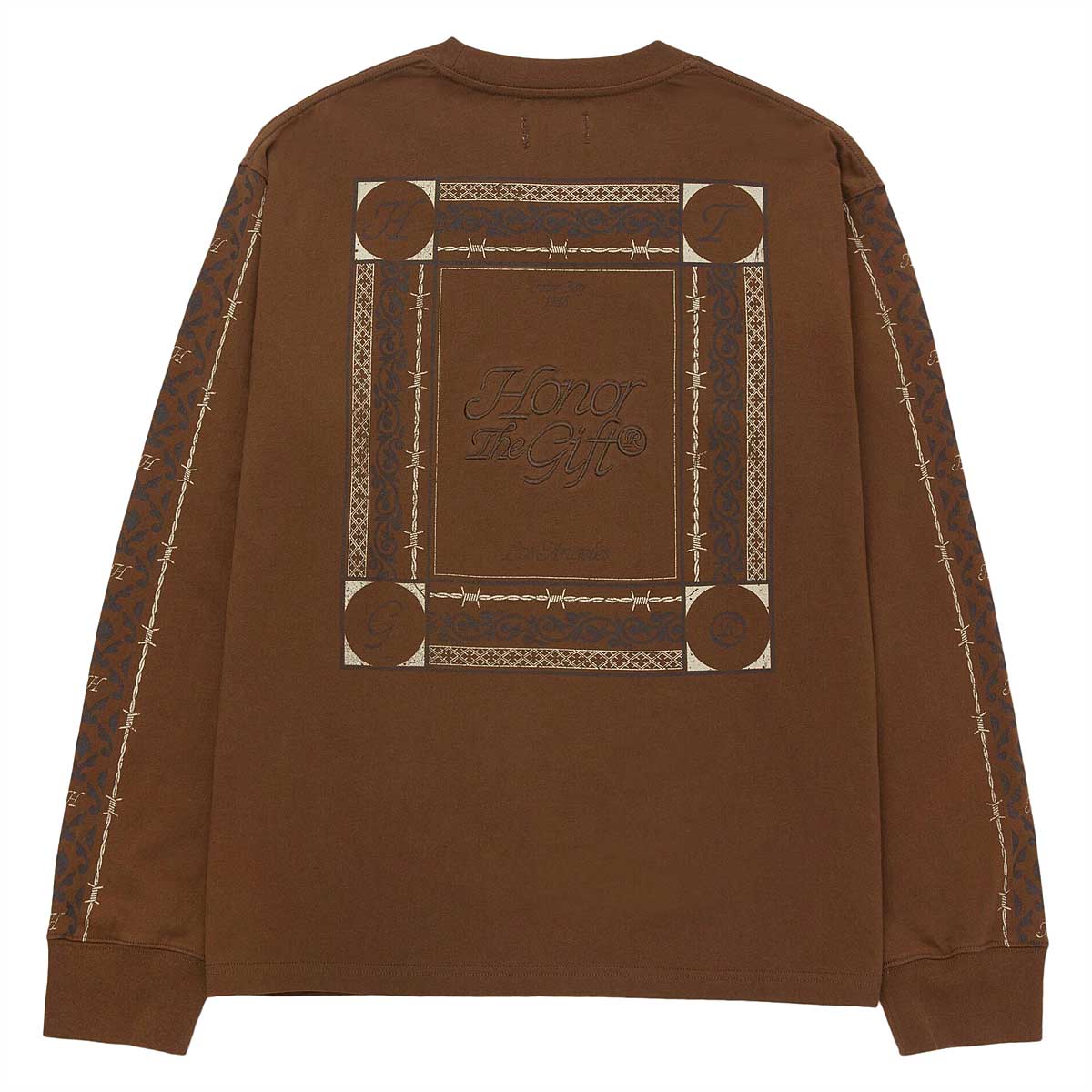 Image of Honor The Gift Htg Pattern L/s, Brown
