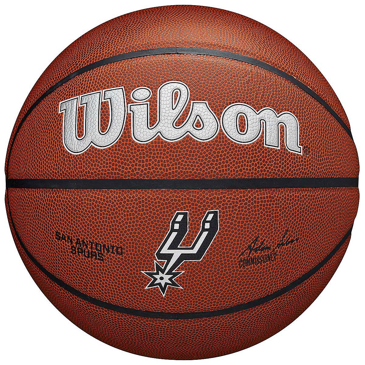 Image of Wilson NBA San Antonio Spurs Team Alliance Basketball, Gold