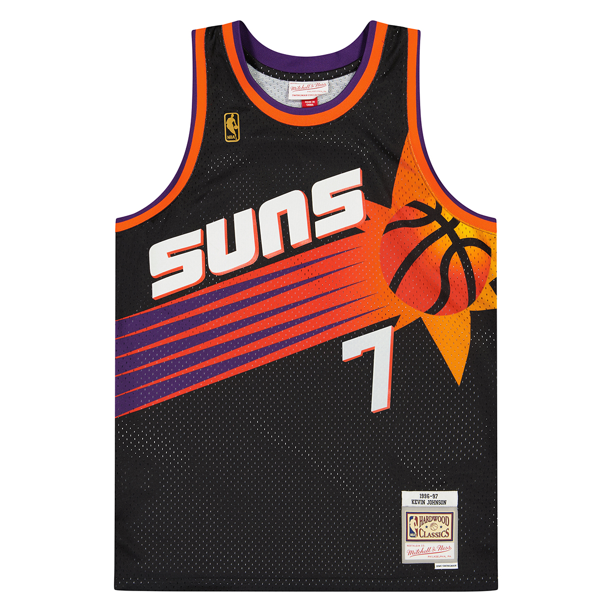 Mitchell And Ness Nba Swingman Jersey Phoenix Suns 96 - Kevin Johnson, Black 96