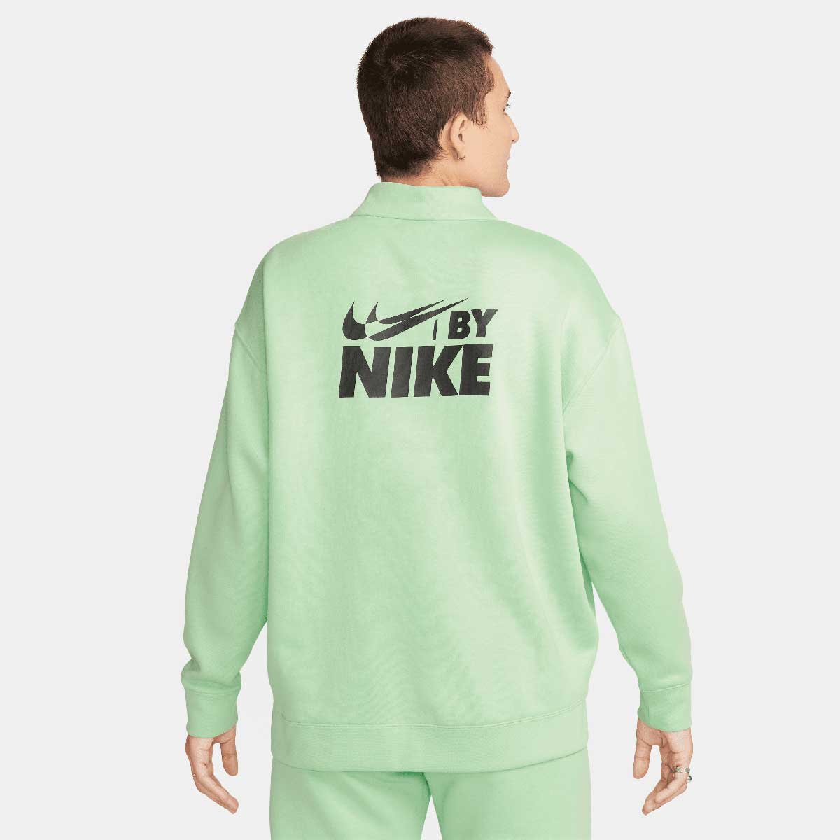Image of Nike W Fleece Quarter Full Zip Hoody, Vapor Green