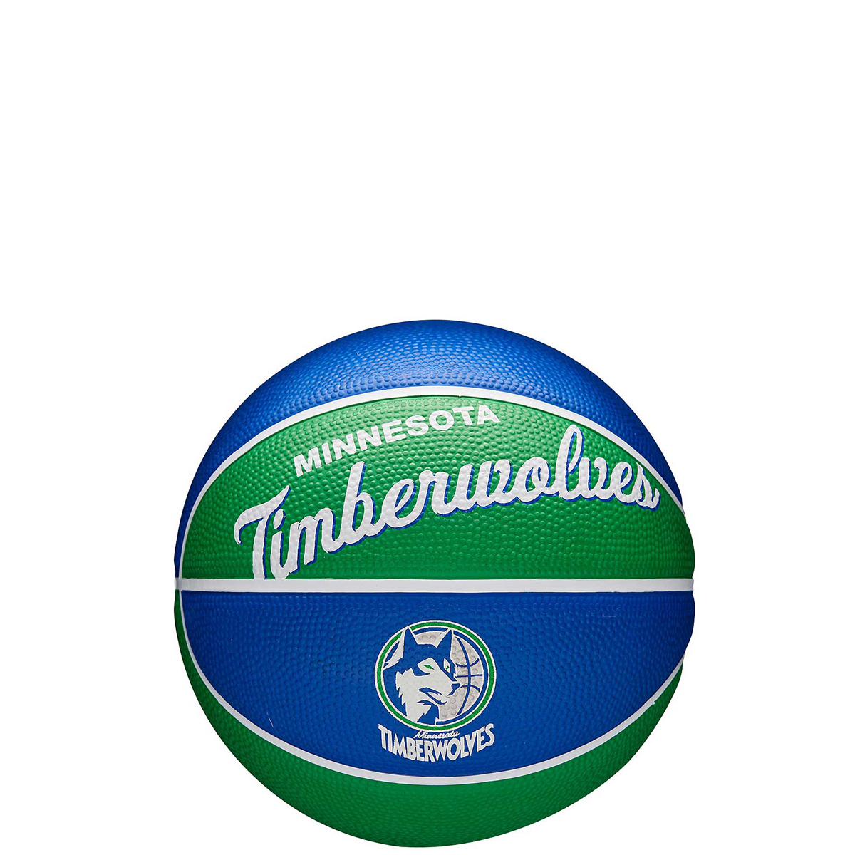 Wilson Nba Minnesota Timberwolves Retro Basketball Mini, Blue