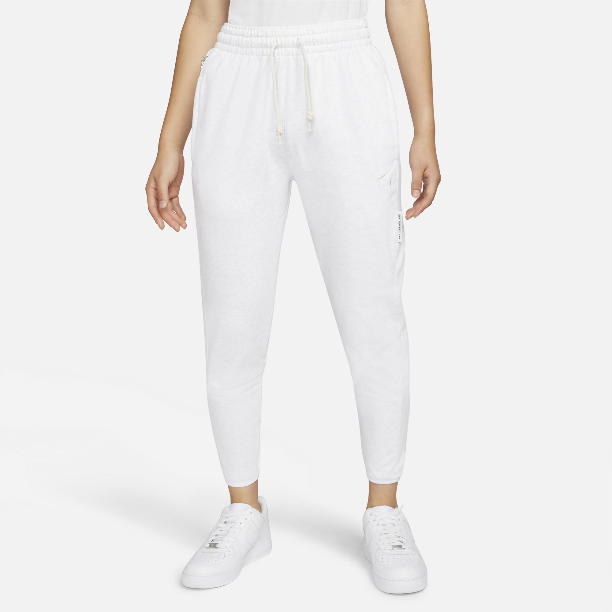 Nike W Dri-Fit Standard Issue Pant, Birch Heather/Pale Ivory