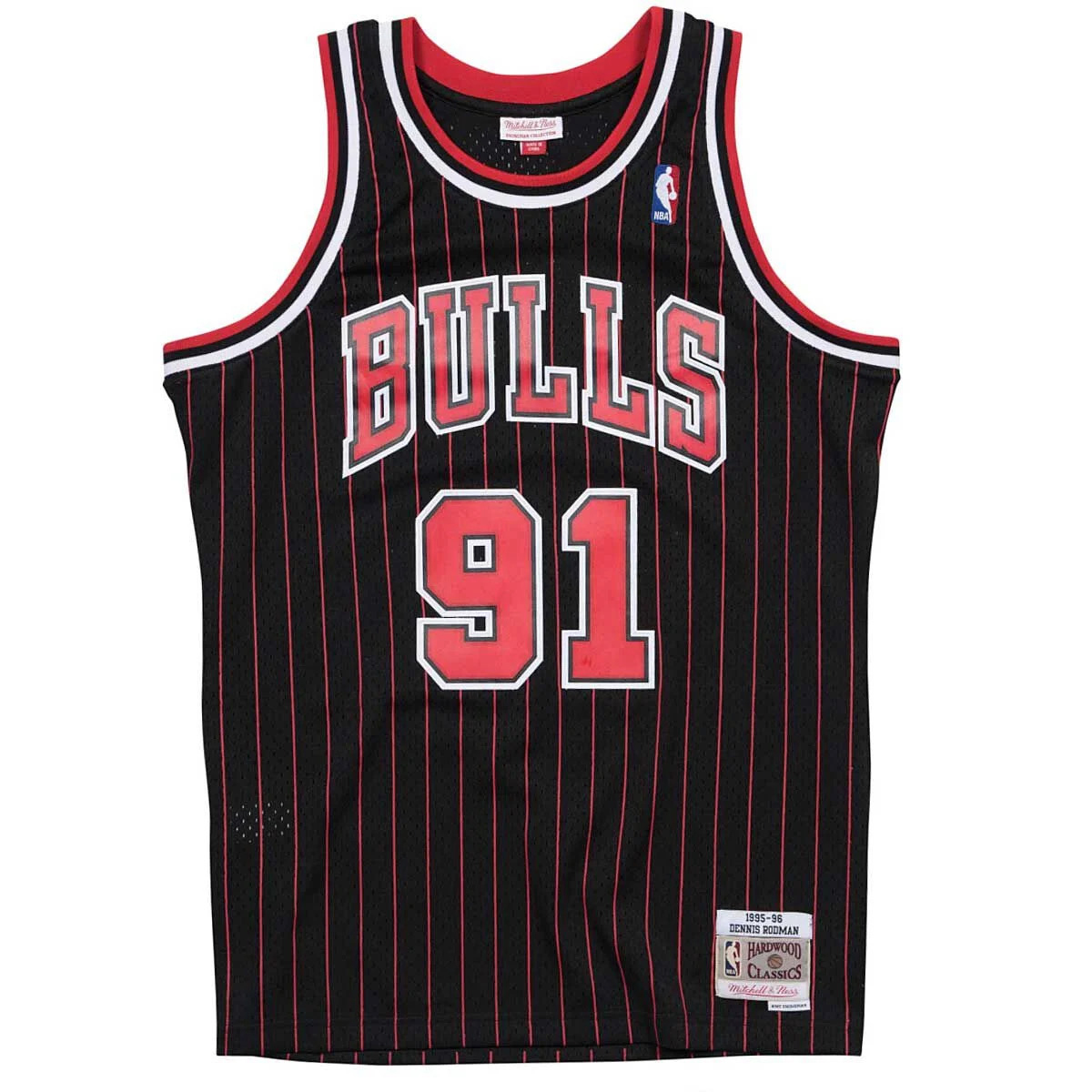 Mitchell And Ness Nba Chicago Bulls 1995 Alternate Swingman Jersey Dennis Rodman, Black