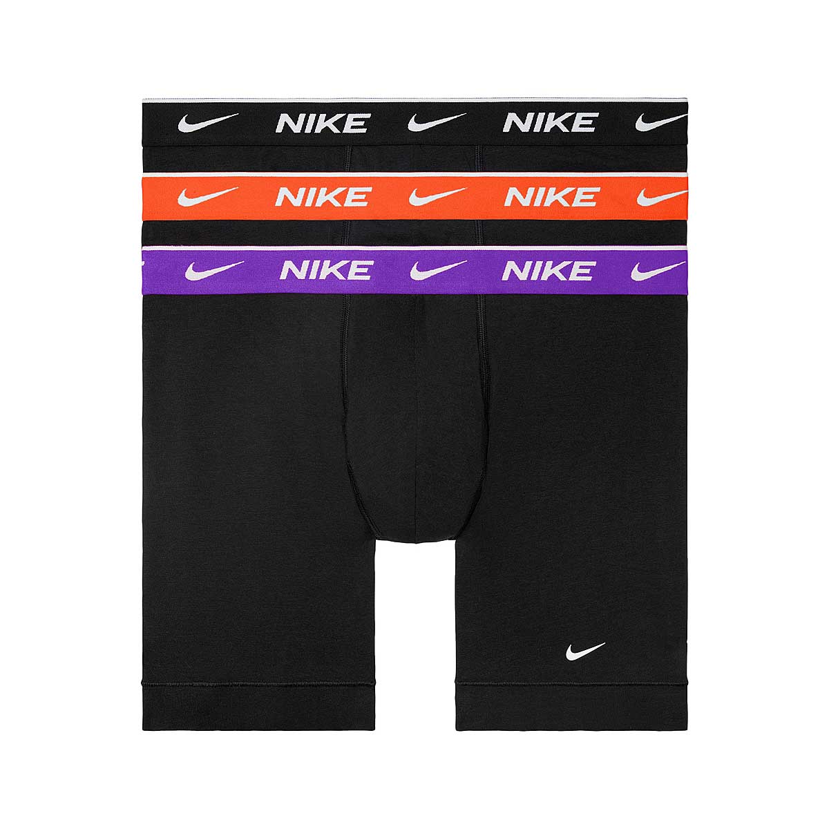 Nike Boxer Brief 3Pk, Black/Electro Purple-Orangeblack Wb