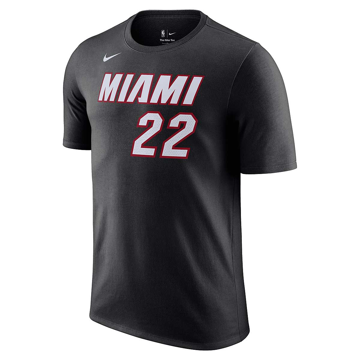 Image of Nike NBA Miami Heat N&n T-shirt Jimmy Butler, Schwarz
